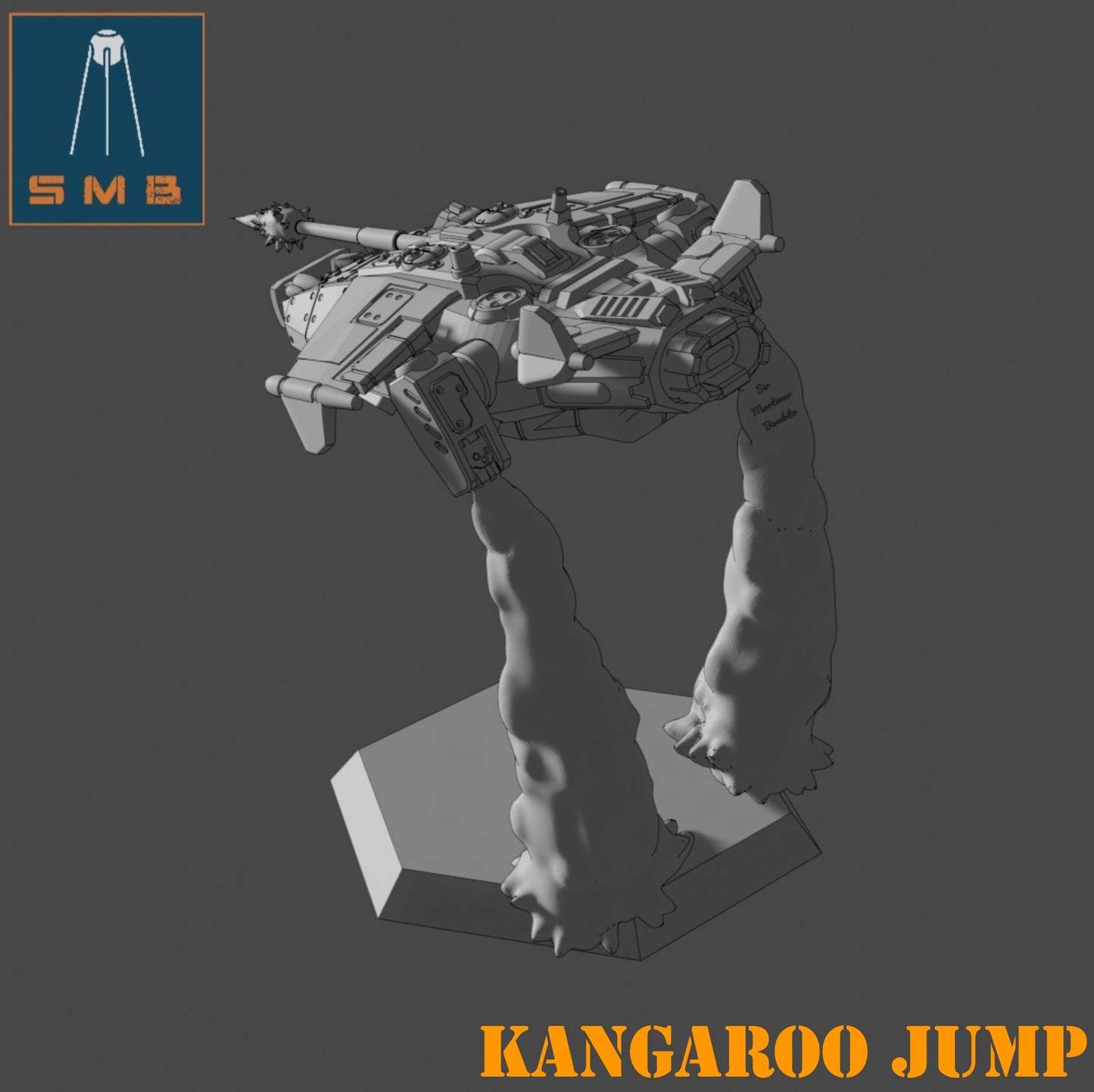 Kangaroo Jump Hover Tank | Wargaming Miniature |  SMB