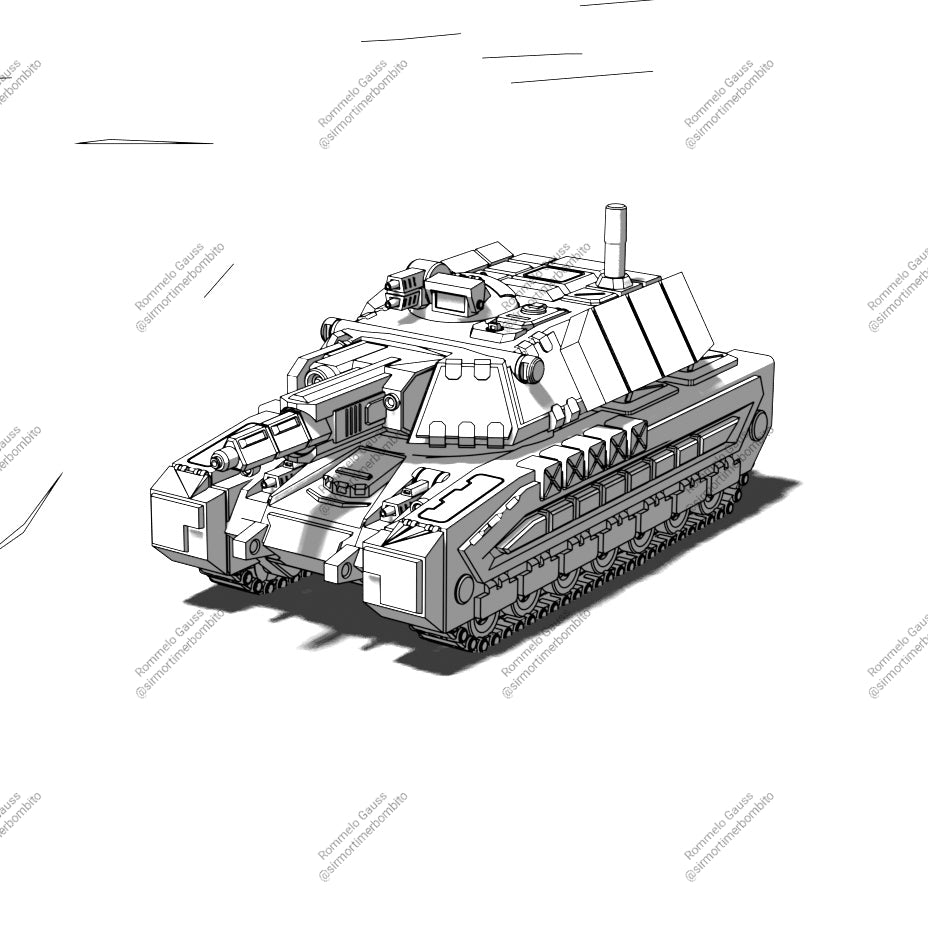 Rommel Main Battle Tank | Wargaming Miniature | SMB