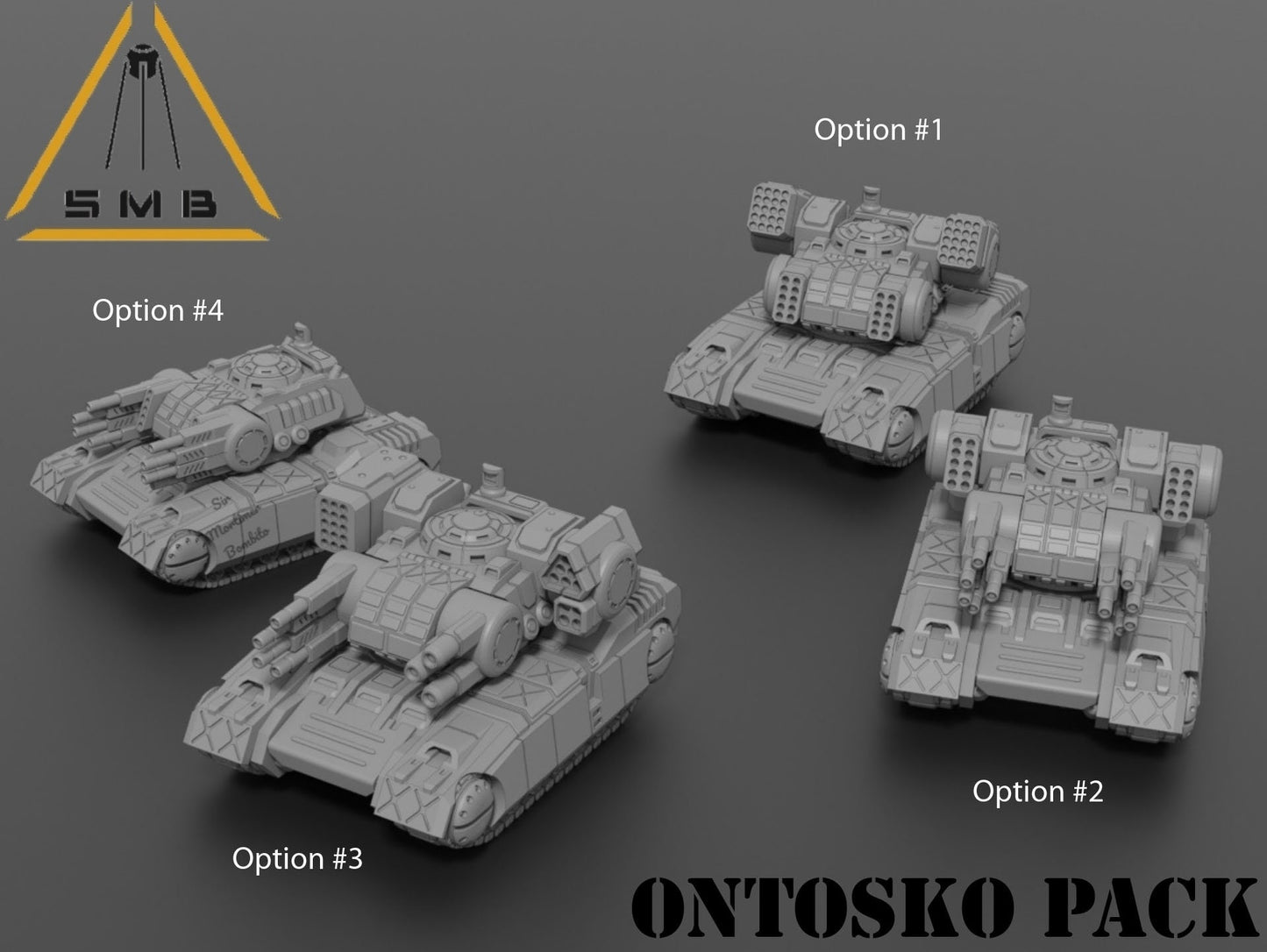 Ontosko Fire Support Tank | Wargaming Miniature | SMB