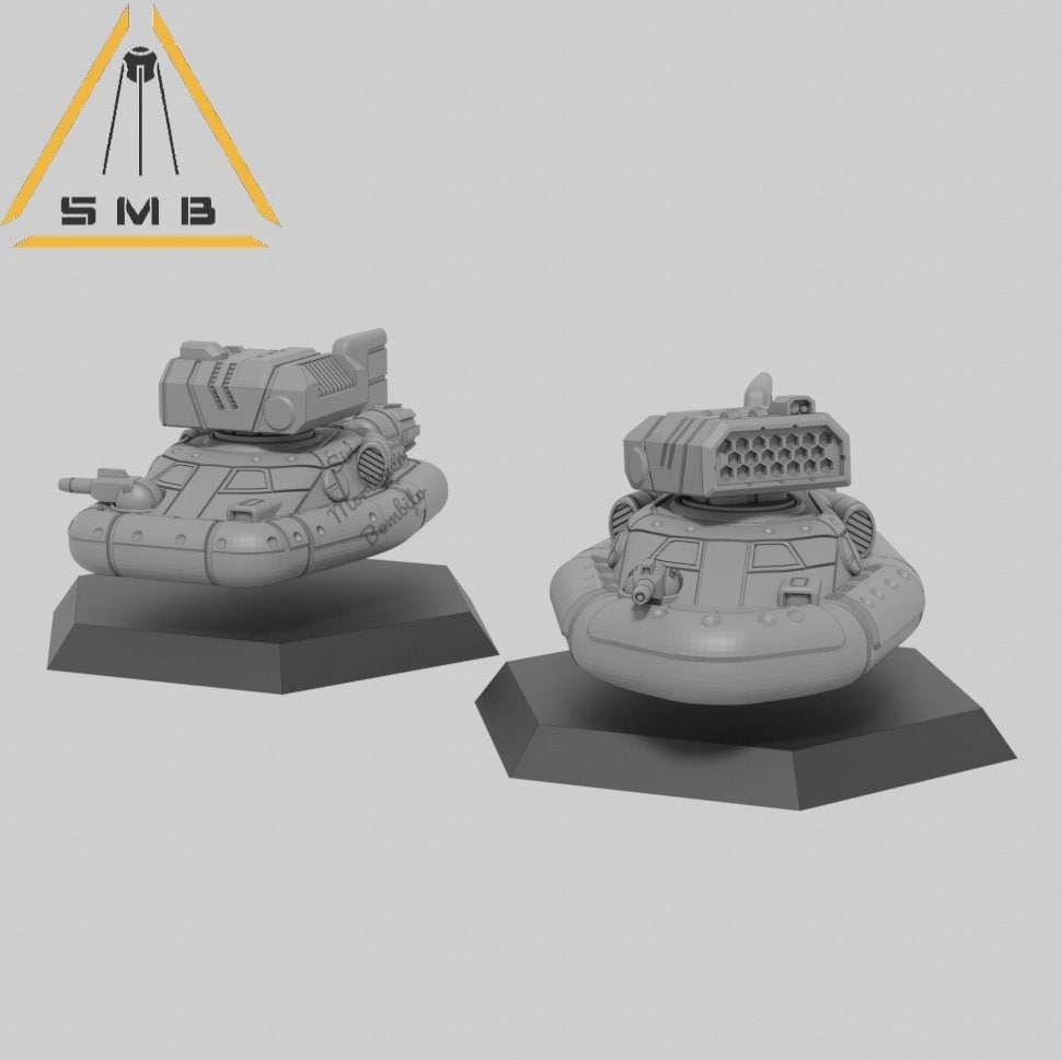 Pegasus Hovercraft | Wargaming Miniature | SMB